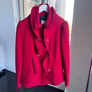 Laurence Couture Red Wool Blazer